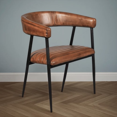 Genuine real leather brown - real,