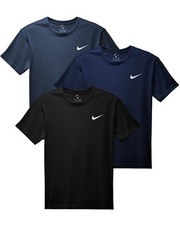 Nike Men's Dri-Fit active T-Shirts sports wear crew neck S-XXL Slim Fit