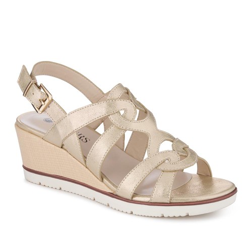 Pavers strappy wedge - strappy, wedge-heeled