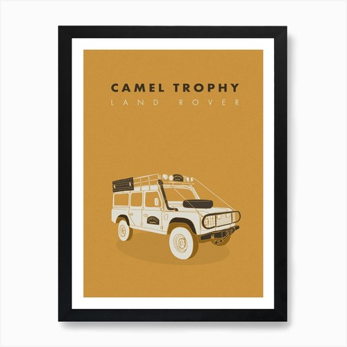 Camel trophy landrover art - landrover,