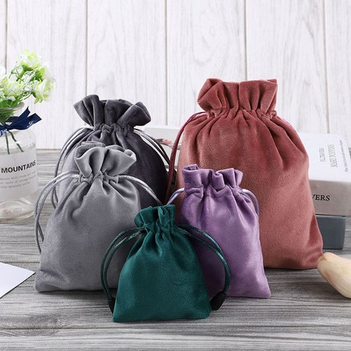 Small large velvet pouch - small/large,