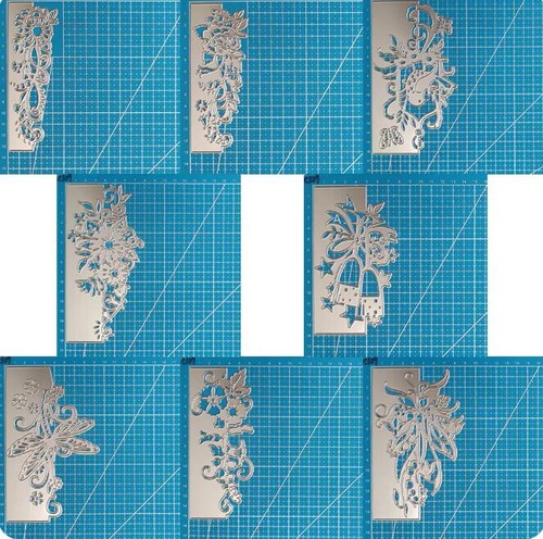 Flowers edger metal cutting - flowers,