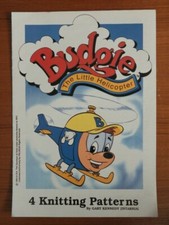 Intarsia Gary Kennedy Child Adult size Jumper Budgie Helicopter Knitting Pattern