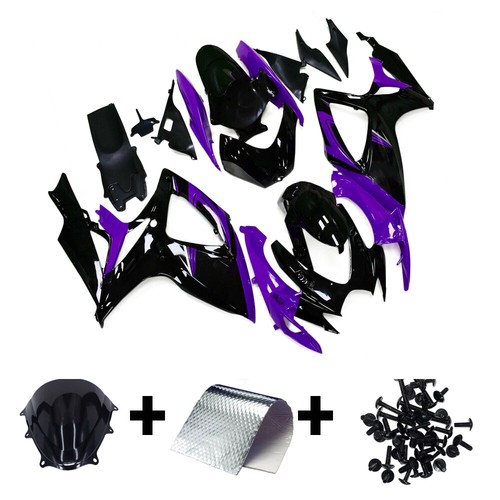 Purple black fairing - fairing, kit