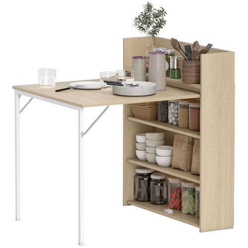 Homcom folding dining table - folding,