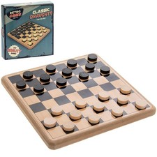 Retro Hames Wooden Draughts