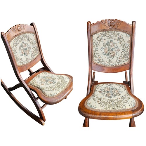 Vintage folding rocking - vintage,