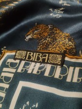 Biba Leopard Print Silk Scarf