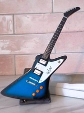 Gibson Explorer Miniature Guitar with Stand in Blue Black