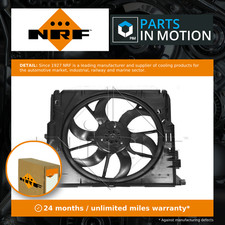 Radiator Fan fits BMW 530D F10, F11 3.0D 10 to 17 N57D30A Cooling NRF Quality