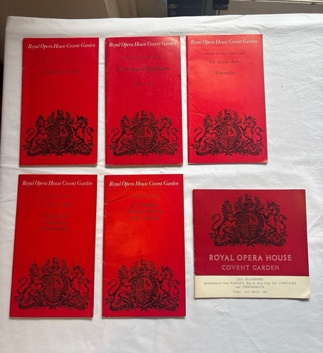Royal opera house programmes - house,