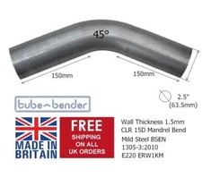 2.5 " (63.5mm) 45 Degree Tight