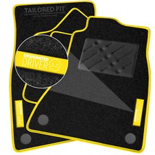 To Fit Alfa Romeo Spider S4 1990-1993 Passenger Princess Black Car Mats [B]