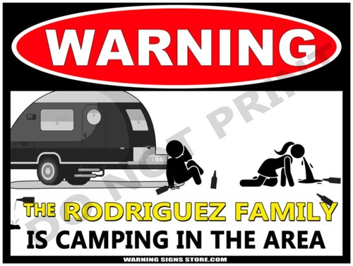 Personalized camping sign the - personalized,