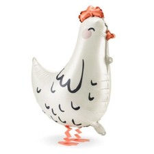 White Chicken Hen Farm Animal