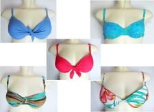 Ladies Underwired Bikini Bra Top Cup Size 6 8 10 12 A B C D Choice Colours (A57)