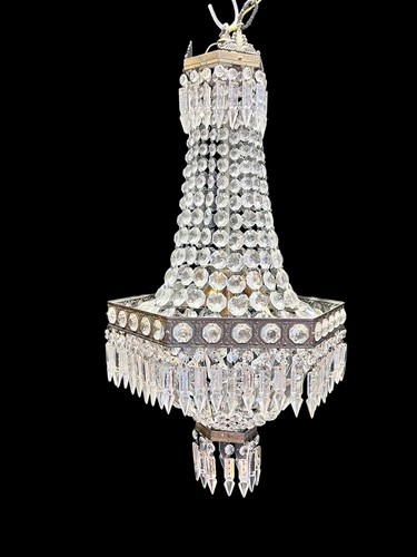 French basket antique - a,