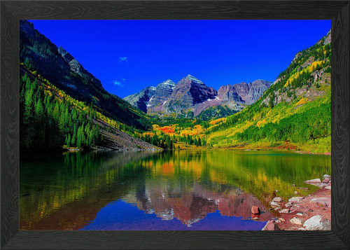 Beautiful nature view - , framed
