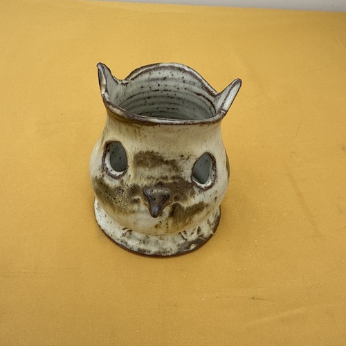 Studio pottery owl - pottery,