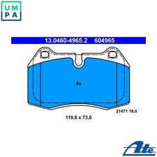 BRAKE PAD SET DISC BRAKE