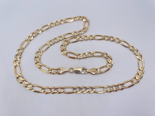 9ct gold hallmarked figaro - 9ct,