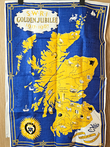 Vintage tea towels - vintage, set
