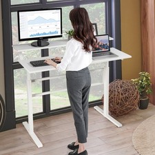 2 Tier Standing Computer Desk