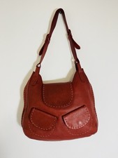 Radley Dark Red Leather Slouch Shoulder Bag