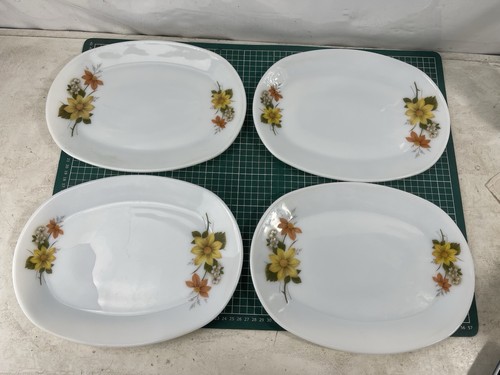 Vintage oval pyrex plates - vintage,