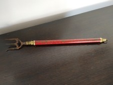 Lovely Antique Brass And Metal Telescopic Toasting Fork
