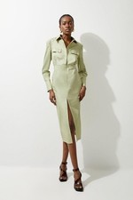 Karen Millen Shirt Midi Dress