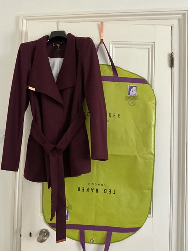 Ted baker women - maroon, coat