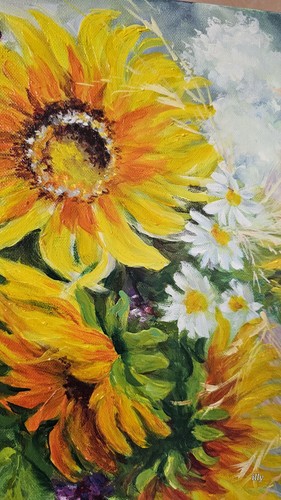 Oil painting canvas - painting,