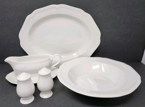 Mikasa antique white platter - mikasa,