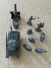 Plastic Toy Soldiers Tank And