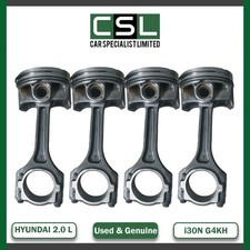 CONROD CONNECTING ROD X4 & PISTON KIT X4 FOR HYUNDAI I30N 2.0 PETROL G4KH