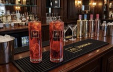 Set Of 2 AU Vodka Tall Glasses