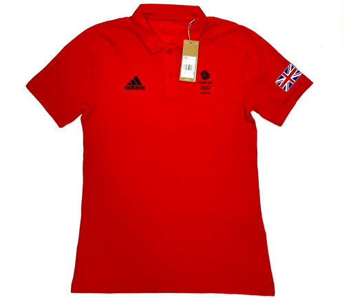 Red polo shirt adidas team - adidas,