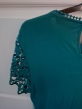 Dark Green Lacey Blouse From