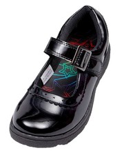 Girls Black Patent School