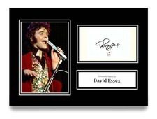 David Essex Hand Signed A4