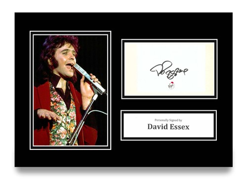 David essex hand signed - david, a4