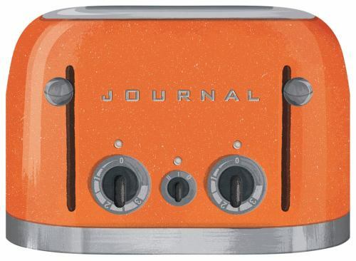 Vintage toaster journal - journal,