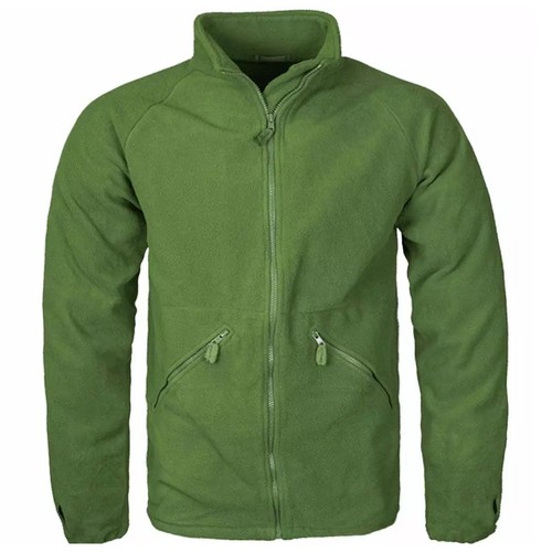 Olive green fleece with - olive,