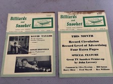 Billiard and snooker - snooker, 1968