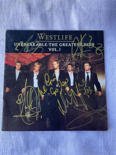 Westlife autographed - autographed, cd