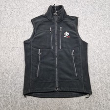 Ralph Lauren RLX Gilet Mens Small Black Fleece Bodywarmer Vest Outdoor Golf