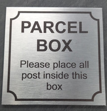 PARCEL BOX SIGN / POST BOX