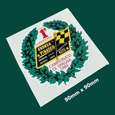 ANDREA PINASCO 1984 Racing Vintage Classic Race Rally Car Vinyl Sticker Decal Uk