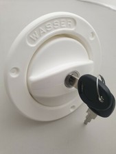 Locking water inlet filler cap - filler,